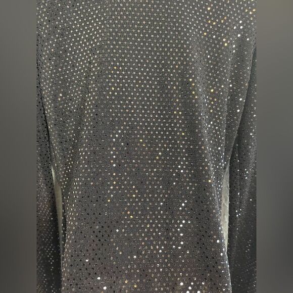 7 for all Mankind Sparkle Tee in black size small - Picture 8 of 8